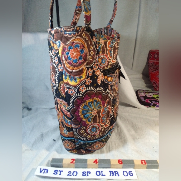 Brown Motif Vera Bradley Over Shoulder Tote § - Picture 5 of 13